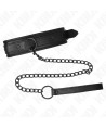 KINK - COLLIER DE BONDAGE EN NÉOPRÈNE MODÈLE 2 AVEC CEINTURE 78 CM RÉGLABLE 37,5 X 49,5 CM