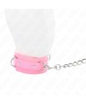 KINK - COLLIER AVEC LAISSE 65 CM AVEC RESTRICTIONS ROSE 36-42 CM X 5,5 CM