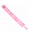 KINK - COLLIER AVEC LAISSE 65 CM AVEC RESTRICTIONS ROSE 36-42 CM X 5,5 CM