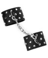 KINK - APPAREILS DE RETENUE POIGNETS AVEC FERMETURE PRESSION PLEINE DE RIVETS NOIR AJUSTABLE 19-24 CM X 5,5 CM