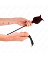 KINK - PLUMES DE POULET TICKLE EN FORME DE CORNE NOIRE 36 CM