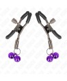 KINK - PINCE À METON DOUBLE CLOCHE VIOLET 6 CM