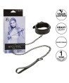 CALEXOTICS - NOCTURNAL COLLIER ET LAISSE EN CUIR RÉGLABLE NOIR