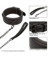 CALEXOTICS - NOCTURNAL COLLIER ET LAISSE EN CUIR RÉGLABLE NOIR