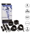 CALEXOTICS - NOCTURNAL CEINTURE DE LIT RÉGLABLE EN CUIR NOIR