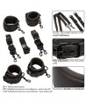 CALEXOTICS - NOCTURNAL CEINTURE DE LIT RÉGLABLE EN CUIR NOIR