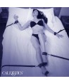 CALEXOTICS - NOCTURNAL CEINTURE DE LIT RÉGLABLE EN CUIR NOIR