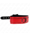 KINK - COLLIER AJUSTABLE ROUGE VIN 37,5-49,5 CM X 5 CM