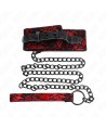 KINK - COLLIER DENTELLE AVEC CEINTURE AVEC CEINTURE EN CUIR VRAI 105 CM / 44 X 5,5 CM