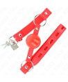 KINK - BÂILLON TPE BALLE 4 CM AVEC ROJO LOCK 60 x 2 CM