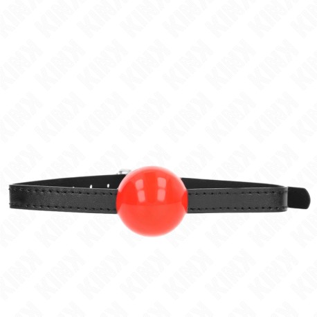 KINK - BALLE SOLIDE SIMPLE ROUGE 4 CM BAG 65 x 1,5 CM