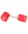 KINK - 3 APPAREILS-POIGNETS AJUSTABLES ROUGE 17,5-25 CM X 6 CM