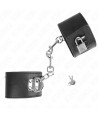 KINK - APPUI-POIGNETS AVEC FERMETURE PAR CADENAS NOIR AJUSTABLE 16-23 CM X 5,5 CM