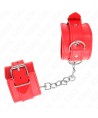 KINK - APPAREILS-POIGNETS SIMPLES ROUGE AJUSTABLES 20-23 CM X 5,5 CM