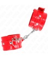 KINK - MANCHETTES BRILLANTES ROUGE AJUSTABLES 23-33 CM