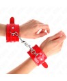 KINK - MANCHETTES BRILLANTES ROUGE AJUSTABLES 23-33 CM