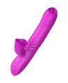 ARMONY - VIBRATEUR MULTIFONCTION ANGELIA DOUBLE LANGUE EFFET CHALEUR VIOLET