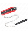 KINK - COLLIER MODÈLE BASIC AVEC LAISSE 65 CM MODÈLE 3 ROUGE 53 X 5 CM