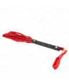 KINK - MINI FOUET DAIM ROUGE 30 CM