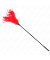 KINK - PLUSIEURS PLUMES DE CHATOUILLES ROUGES 45 CM