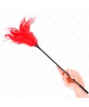 KINK - PLUSIEURS PLUMES DE CHATOUILLES ROUGES 45 CM