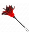 KINK - PLUMES DE POULET TICKLE EN FORME DE CORNE ROUGE 36 CM