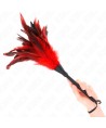 KINK - PLUMES DE POULET TICKLE EN FORME DE CORNE ROUGE 36 CM