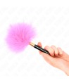 KINK - PLUMES TICKLE EN MÉTAL DORÉ FUCHSIA 18 CM