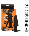 CALEXOTICS - ROCK BOTTOM TAPERED ANAL PLUG 10 VIBRATIONS SILICONE NOIR