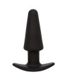 CALEXOTICS - ROCK BOTTOM TAPERED ANAL PLUG 10 VIBRATIONS SILICONE NOIR