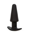 CALEXOTICS - ROCK BOTTOM TAPERED ANAL PLUG 10 VIBRATIONS SILICONE NOIR