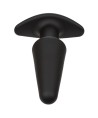 CALEXOTICS - ROCK BOTTOM TAPERED ANAL PLUG 10 VIBRATIONS SILICONE NOIR