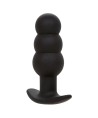 CALEXOTICS - ROCK BOTTOM PLUG ANAL PERLÉ 10 VIBRATIONS SILICONE NOIR