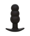 CALEXOTICS - ROCK BOTTOM PLUG ANAL PERLÉ 10 VIBRATIONS SILICONE NOIR