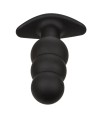 CALEXOTICS - ROCK BOTTOM PLUG ANAL PERLÉ 10 VIBRATIONS SILICONE NOIR