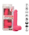 CALEXOTICS - STUDS VIBRATEUR RÉALISTE 10 VIBRATIONS ROSE