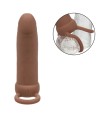 CALEXOTICS - MAXX THICK DOUBLE PÉNÉTRATEUR 10 VIBRATIONS MARRON