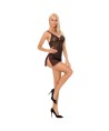 LIVCO CORSETTI FASHION - RAMLAH CF 90462 CHEMISE + STRING NOIR S/M