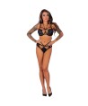 LIVCO CORSETTI FASHION - NIKRITA LC 90674 SUJETADOR + PANTIES NEGRO S