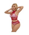 SUBBLIME - 952402 ENSEMBLE RESILLE AVEC LOSANGES ROSES TAILLE UNIQUE