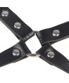 SUBBLIME - 953690 MENOTTES AVEC CEINTURE DE BONDAGE NOIRE TAILLE UNIQUE