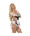 SUBBLIME - 954307 COSTUME DE FEMME SEXY NOIR/BLANC S/M