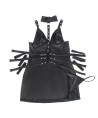 SUBBLIME - 954413 BODY BONDAGE EN CUIR NOIR L/XL