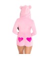 LEG AVENUE - BODY VELOURS OURS EN TEDDY ROSE S