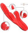 INTENSE - KAROL VIBRATEUR MULTIFONCTION POUSSÉE STIMULATION ASPIRATION ROUGE