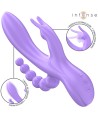 INTENSE - MIKO TRIPLE VIBRATEUR LAPIN STIMULATEUR ANAL 7 VIBRATIONS VIOLET