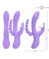 INTENSE - MIKO TRIPLE VIBRATEUR LAPIN STIMULATEUR ANAL 7 VIBRATIONS VIOLET