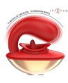 INTENSE - VIBRATEUR STIMULATEUR MARIAH EN FORME DE U 10 VIBRATIONS ROUGE