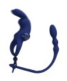 PRETTY LOVE - AYAD ANNEAU VIBRATEUR LAPIN AVEC PLUG BLEU