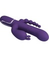 PRETTY LOVE - CAMMY TRIPLE VIBRATEUR MULTIFONCTION 4 EN 1 VIOLET